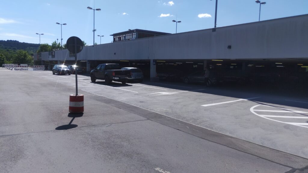 Sanierung Parkdeck Supermarkt Suhl